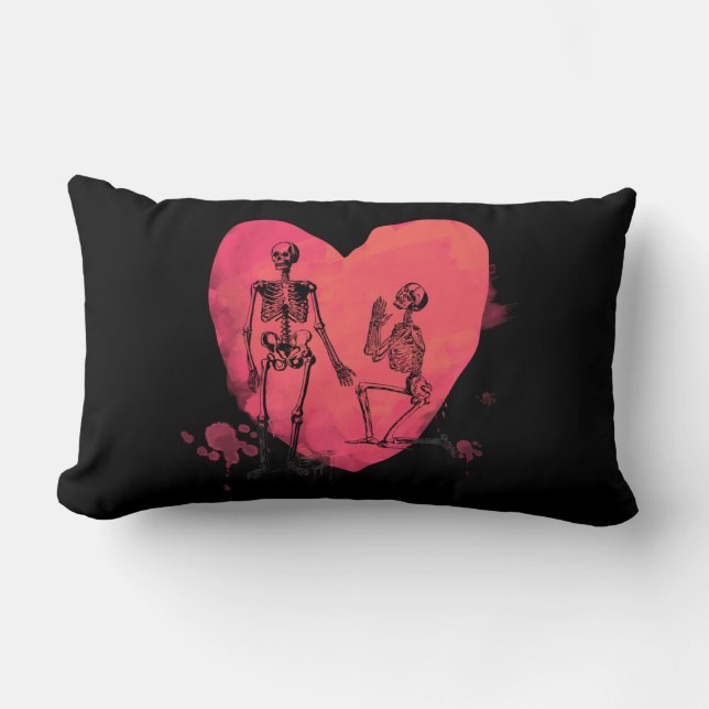 Almofada Lombar Skeleton Love (Frente)
