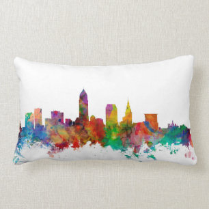 Almofada Lombar Skyline de Cleveland Ohio