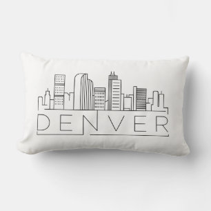 Almofada Lombar Skyline de Denver, Colorado