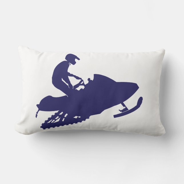 Almofada Lombar Snowmobiler Azul (Frente)