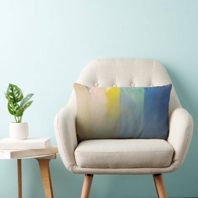 Almofada Lombar “Soft Stripes” – Colorful Design (Cadeira)