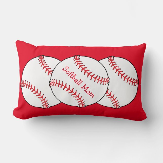 Almofada Lombar Softball Mãe Travesseiro Lumbar (Frente)