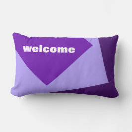 Almofada Lombar Somente fundo colorido - violeta roxo + suas ideia