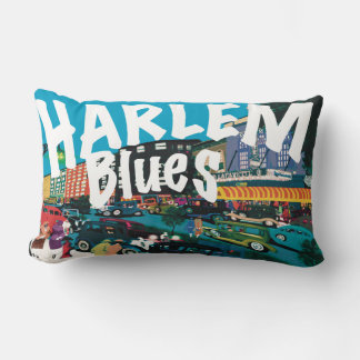 Almofada Lombar Sonho de Paisagem do Blues de Harlem