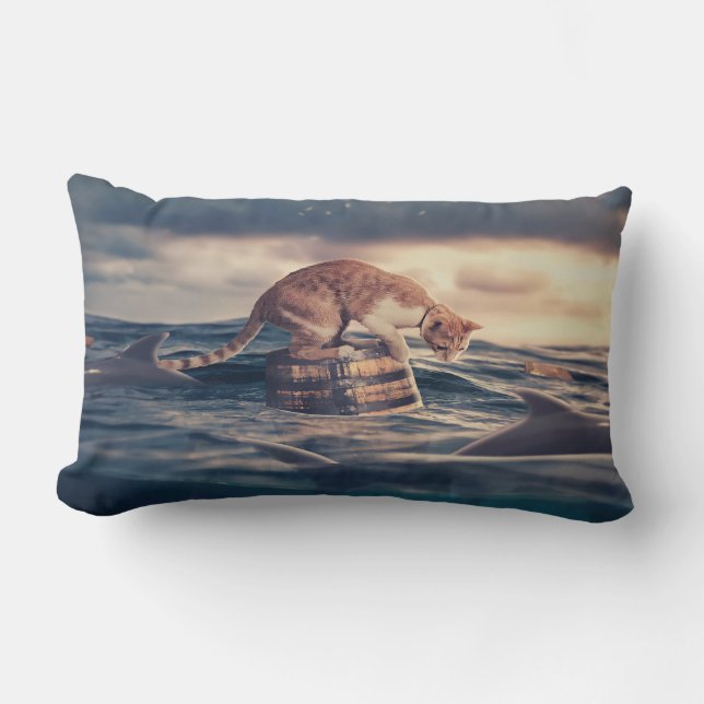 Almofada Lombar Sonho do Cat Nap ou Pesadelo (Frente)