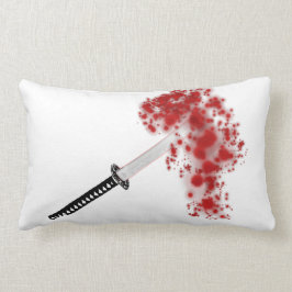 Almofada Lombar Splatter Katana do sangue