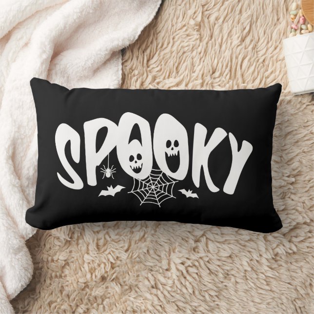 Almofada Lombar Spooky Typografia (Cobertor)