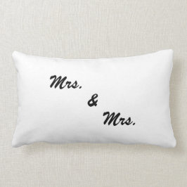 Almofada Lombar "Sra. & Sra. "travesseiro