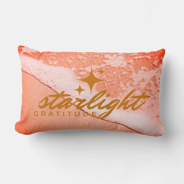 Almofada Lombar starlight gratitude (Frente)