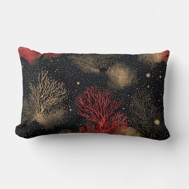Almofada Lombar Starlit Desert Bushes - Travesseiro decorativo (Frente)