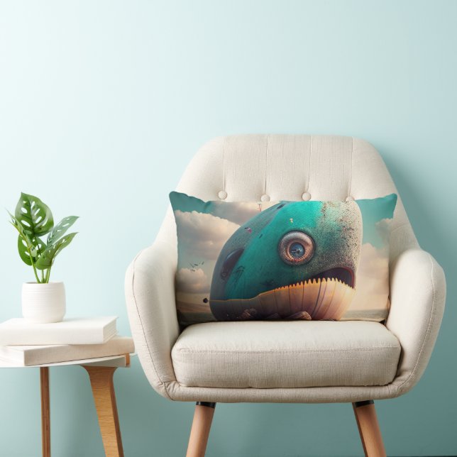 Almofada Lombar Strange Whale (Cadeira)