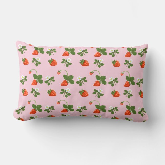 Almofada Lombar Strawberries (Frente)