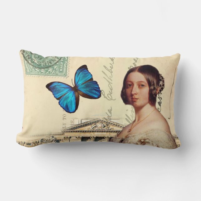 Almofada Lombar Sua Majestade, Rainha Vitória (Frente)