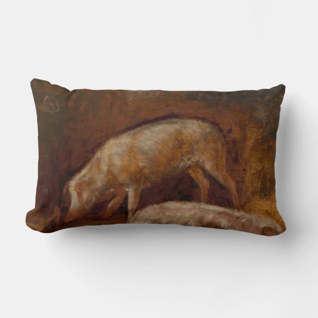 Almofada Lombar Suínos numa Arte Animal Estável (Frente)