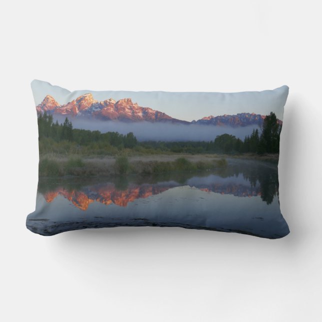 Almofada Lombar Sunrise em Schwabacker Landing em Grand Teton (Frente)