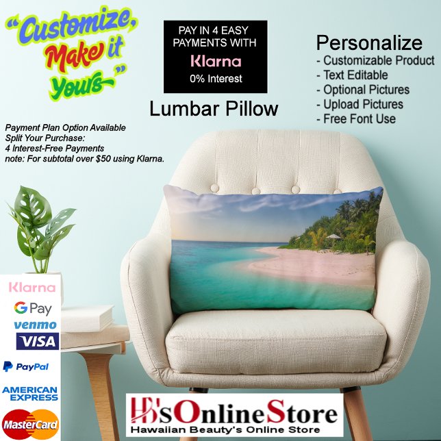 Almofada Lombar Sunset Beach Polyester Lumbar Travesseiro 10 (Sunset Beach Polyester Lumbar Pillow 10.)