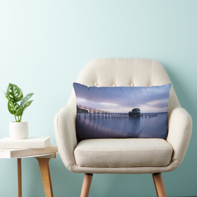 Almofada Lombar Sunset Beach Polyester Lumbar Travesseiro 30 (Cadeira)