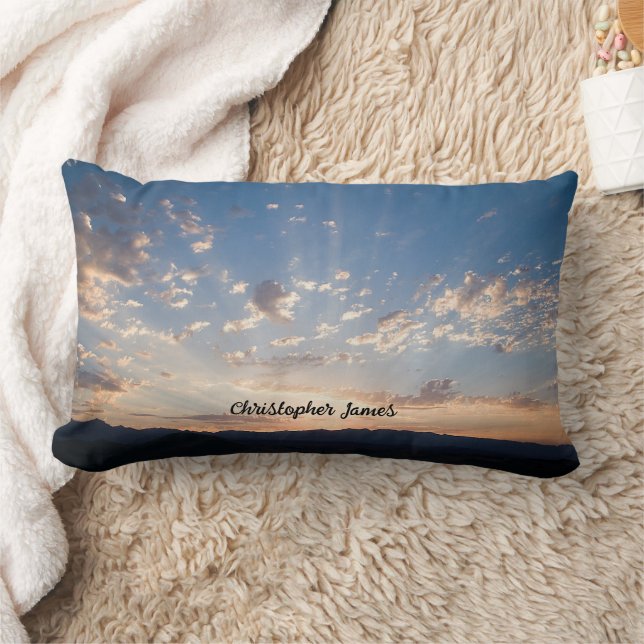 Almofada Lombar Sunset Sky Personalizado (Cobertor)