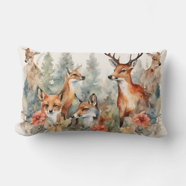 Almofada Lombar Sussurros Florestais (Frente)