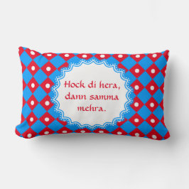 Almofada Lombar Sutil bávaro em algodão