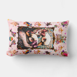 Almofada Lombar Swan lovers