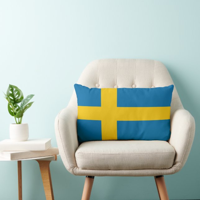 Almofada Lombar Swedish Flag (Cadeira)