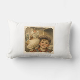 Almofada Lombar Sweet Farm Boy Chicken Pillow