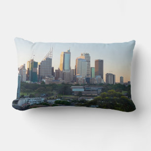 Almofada Lombar Sydney Business Center Skyscrapers Travesseiro lom