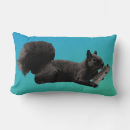 Almofada Lombar Tall Tales Blue Green Squirrel