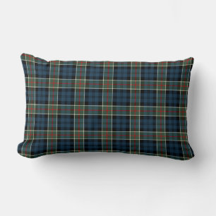 Almofada Lombar Tartan escocês azul escuro do clã de Colquhoun