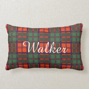 Almofada Lombar Tartan escocês do kilt da xadrez do clã do