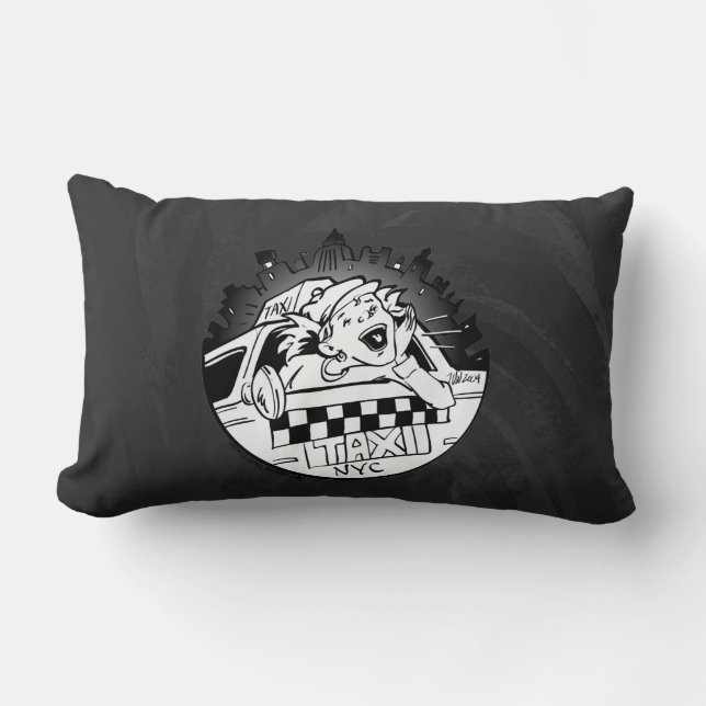 Almofada Lombar Taxi Girl (Frente)
