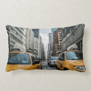 Almofada Lombar Táxis de táxi icónicos do amarelo da Nova Iorqu