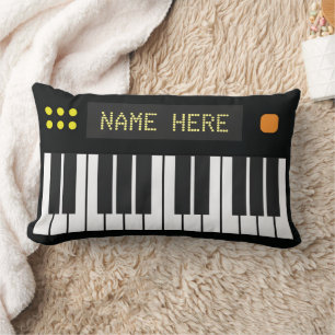 Almofada Lombar Teclado Preto Personalizado Legal