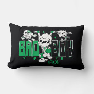 Almofada Lombar Teen Titans Go! Robin, Cyborg e BB "Bad Boy"