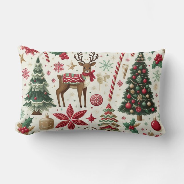 Almofada Lombar Tema de Natal (Frente)