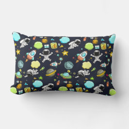 Almofada Lombar Tema legal do Espaço Exterior - Astronautas e Navi