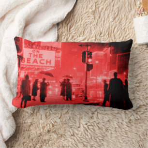 Almofada Lombar Tempestade de Neve Retro Times Square 1959