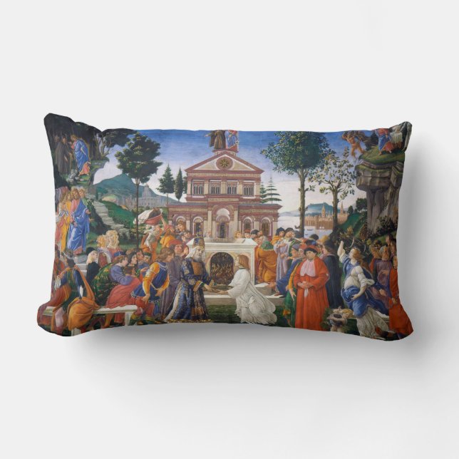 Almofada Lombar Tempestades de Cristo, Sandro Botticelli Projeta (Frente)