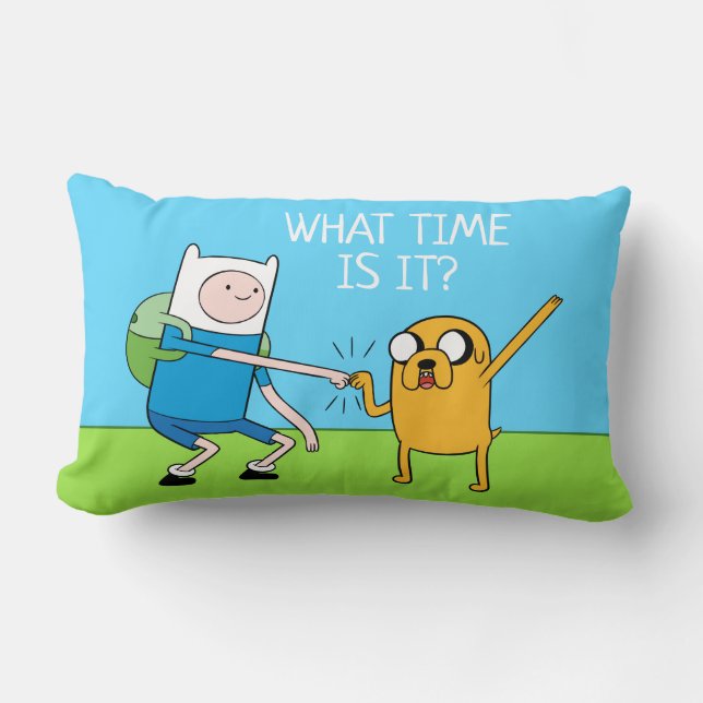 Almofada Lombar Tempo de Aventura | Finn & Jake Fist Bump (Frente)