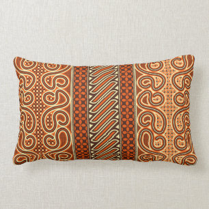 Almofada Lombar Teste padrão de Cacing do Batik