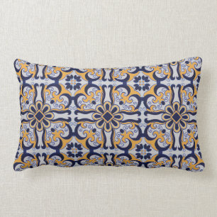Almofada Lombar Teste padrão do azulejo do português