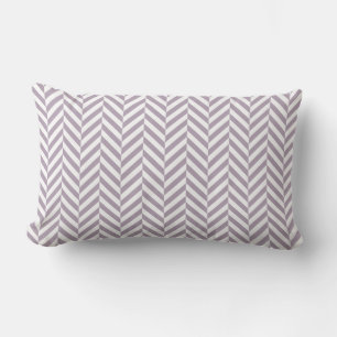 Almofada Lombar Teste padrão roxo exterior de Herringbone do