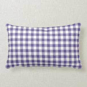 Almofada Lombar Teste padrão roxo ultravioleta do guingão