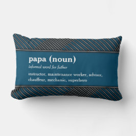 Almofada Lombar texto personalizado de definição de dicionário pap