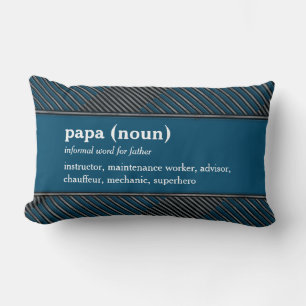 Almofada Lombar texto personalizado de definição de dicionário pap