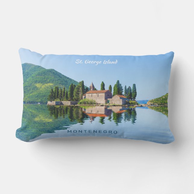 Almofada Lombar Texto Personalizado Montenegro (Frente)