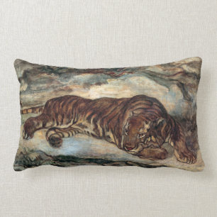 Almofada Lombar Tigre do Barye de Antoine-Louis no Repose