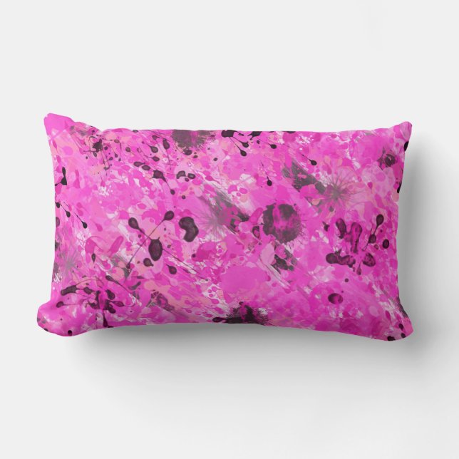Almofada Lombar Tinta Rosa (Frente)