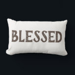 Almofada Lombar tipografia BESSED divertida | Travesseiro lombar<br><div class="desc">CASA DO SWEET | NOSSA CASA | BEM-VINDO À NOSSA CASA | DESCOR DOMÉSTICO E ACESSÓRIOS DE MODA | CONFORTÁVEL | SERENE | HAVEN | ABATIDO | FÉ | FELIZ | A VIDA É BOA | A VIDA É MELHOR EM CASA | CRENÇA E AMOR |</div>